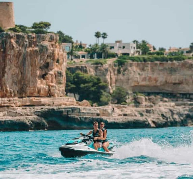 Billet Porto Petro : Cala Mondrago Jetski Tour