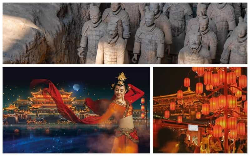 Billet Armée de terre cuite de Xi'an, spectacle romantique et Cité brillante de la Grande dynastie Tang