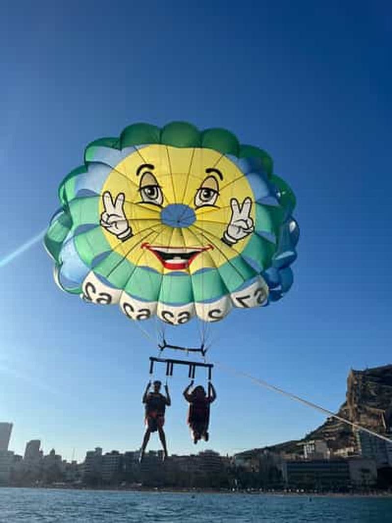 Billet Alicante : Parachute ascensionnel et tour en bateau