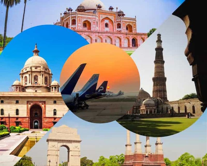 Billet Visite d'une demi-journée à l'aéroport de Delhi avec prise en charge gratuite à l'aéroport