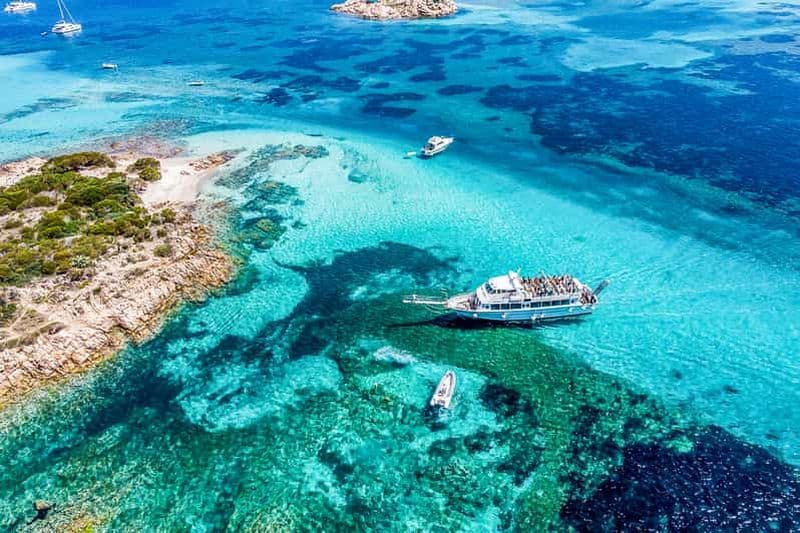 Billet Depuis la Sardaigne : excursion en bateau à l'archipel de La Maddalena