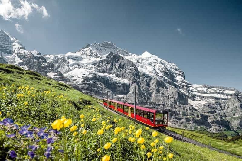Billet Depuis Interlaken : excursion d'une journée au Jungfraujoch en bus et en train