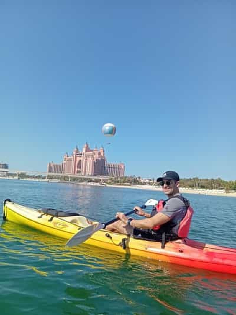 Billet Dubaï : visite guidée en kayak de Palm Jumeirah