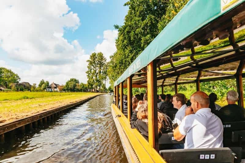 Billet Amsterdam : excursion d'une journée à Giethoorn, tour en bateau et visite à pied