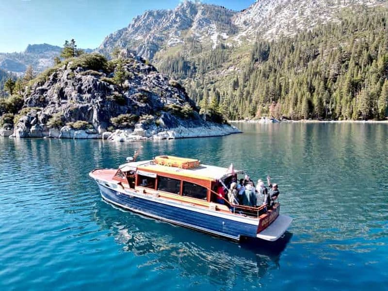 Billet Lac Tahoe : Excursion en bateau pour la dégustation de vins à Emerald Bay