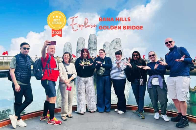 Billet Depuis Hoi An/Da Nang : excursion de groupe au mont Bà Nà et au pont d'Or