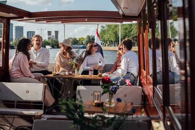 Billet Amsterdam : croisière de luxe avec cocktails et collations à volonté