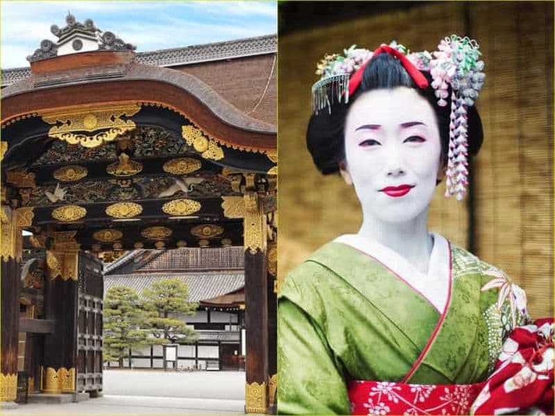 Billet Kyoto. Visite du château de Nijo, du palais impérial et spectacle de danse de geishas