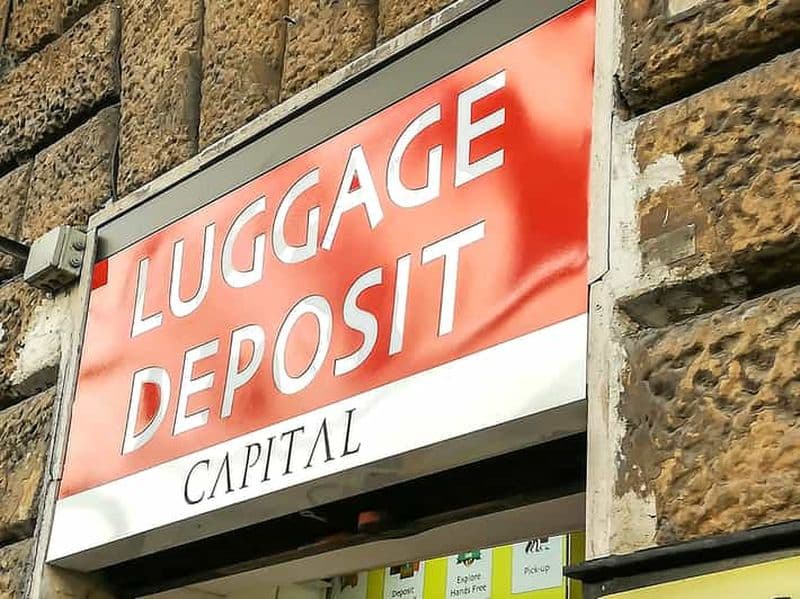 Billet Consigne à bagages à la gare Termini de Rome