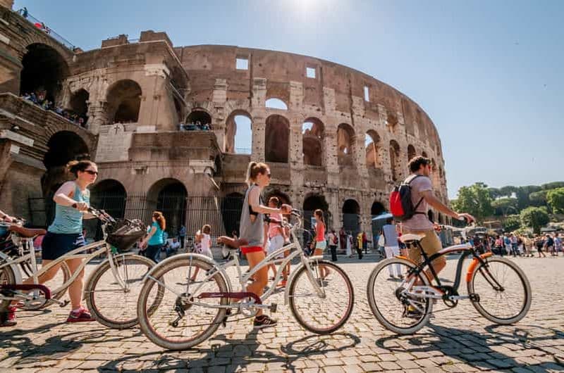 Billet Rome : visite guidée des temps forts en vélo électrique ou standard