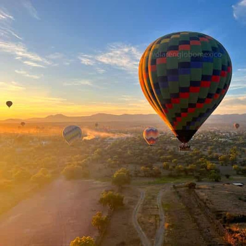 Billet Mexico : vol en montgolfière à Teotihuacan (formule tout compris)