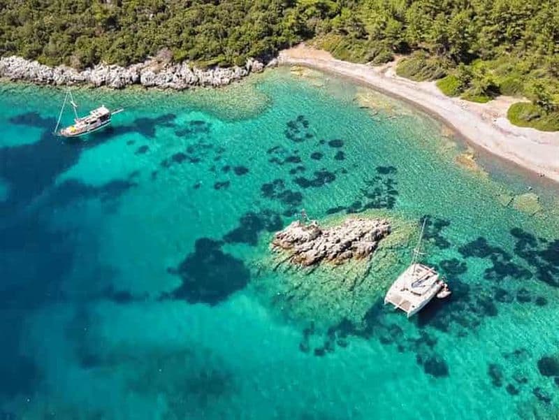 Billet Bodrum : Tour en bateau de l'île d'Orak avec arrêts baignade et déjeuner