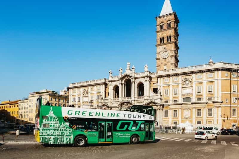 Billet Rome : billet de bus à arrêts multiples panoramiques 3 circuits x 1