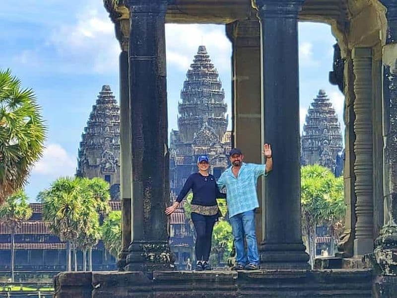 Billet Angkor Wat en Jeep d'époque avec chauffeur - location de Jeep