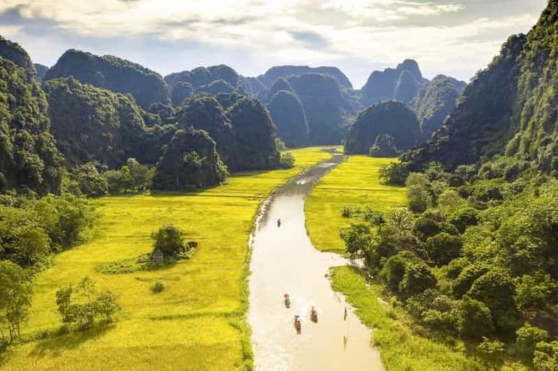 Billet Hanoi : Ninh Binh, Tam Coc, Mua Cave & Hoa Lu à vélo