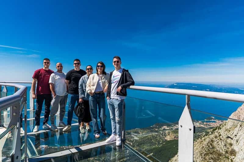 Billet Depuis Makarska : billet d'entrée au Biokovo Skywalk avec transferts