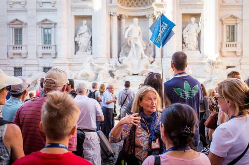 Billet Rome : Visite à pied de la fontaine de Trevi, de la place d'Espagne et du Panthéon