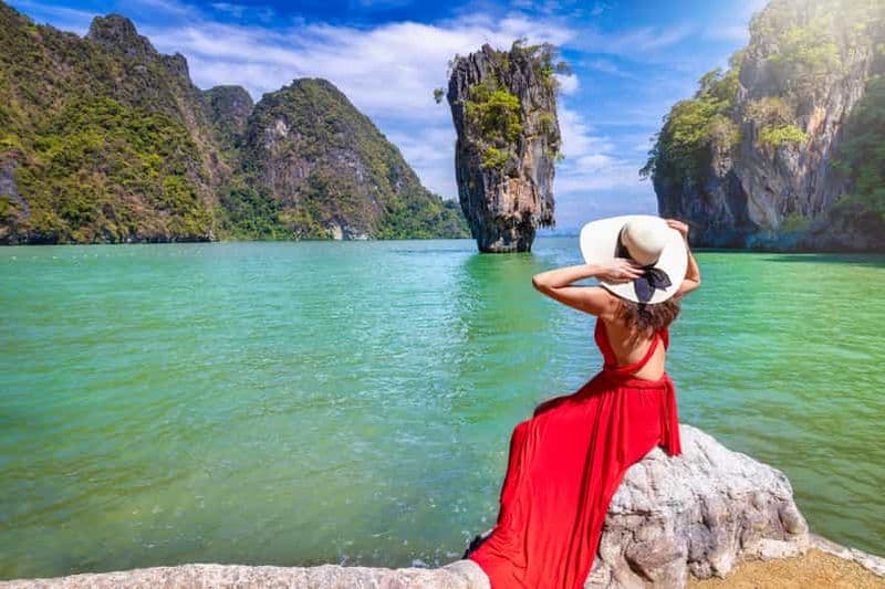 Billet Phuket : visite de l'île James Bond en bateau à longue queue et en canoë de mer
