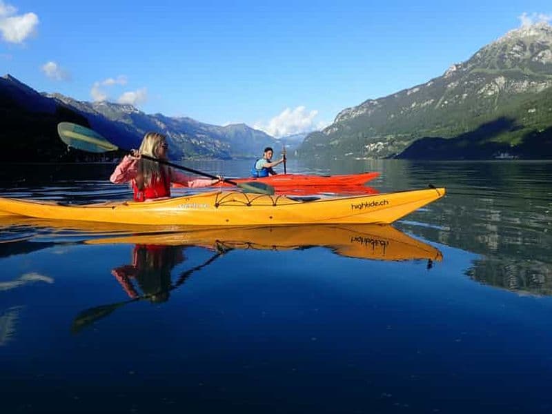 Billet Interlaken : Excursion en kayak sur le lac turquoise de Brienz
