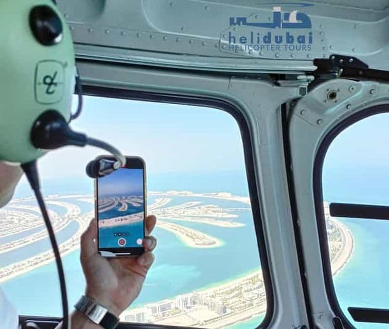 Billet Dubaï : aventure en hélicoptère au-dessus de Palm Jumeirah
