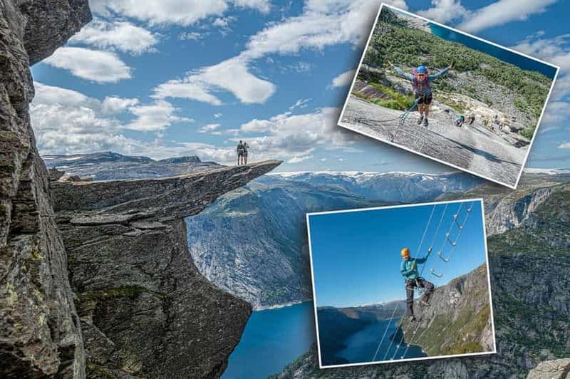 Billet Odda : Aventure d'une journée complète à Trolltunga : Via Ferrata et Échelle du Ciel