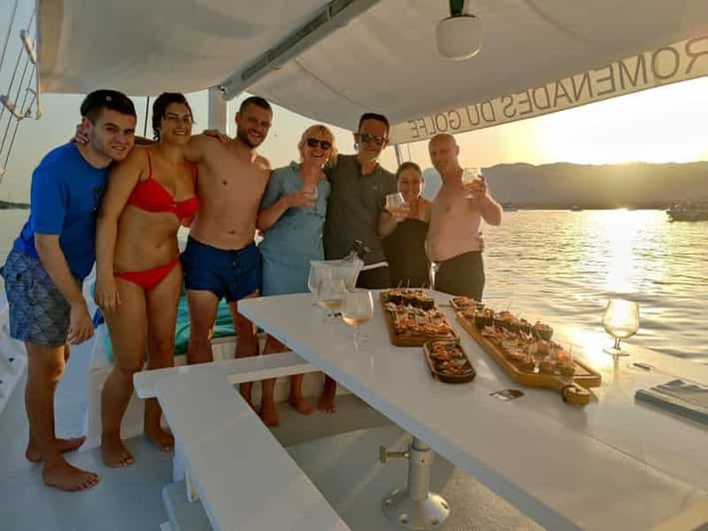 Billet Porto-Vecchio : apéritif dîner au coucher du soleil en mer