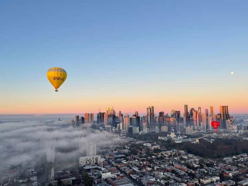 Billet Melbourne : envol en montgolfière