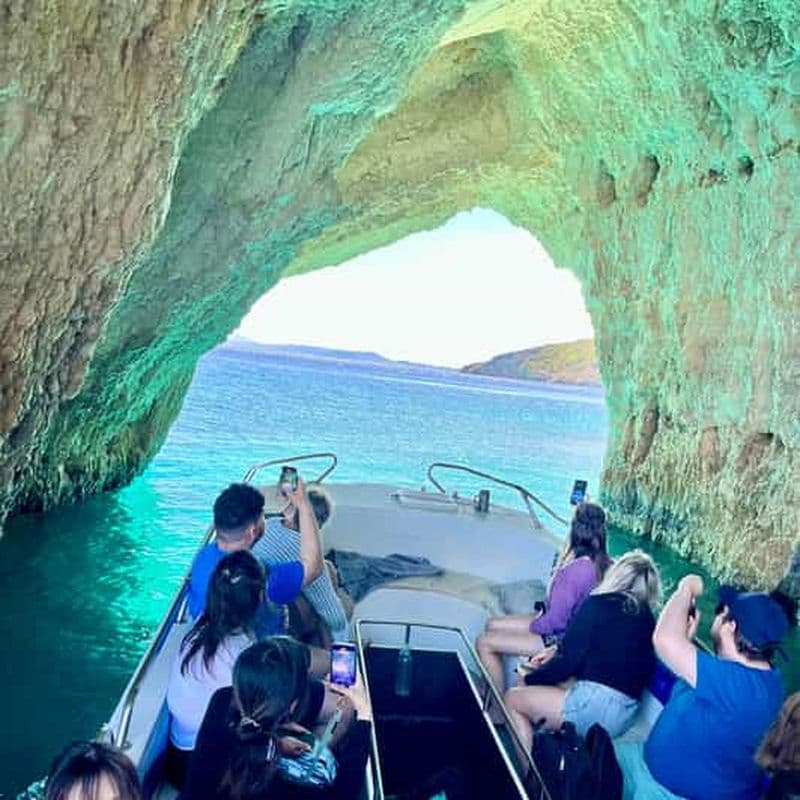 Billet Zakynthos : Bateau à fond de verre pour Navagio, grottes et plage blanche