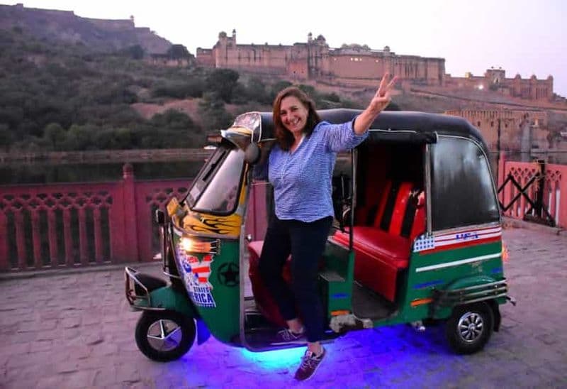 Billet Visite d'une jounée de la ville rose de Jaipur en TukTuk
