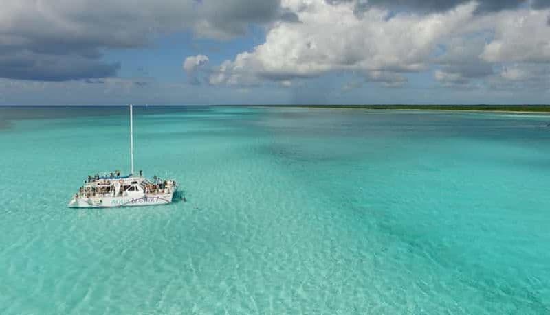 Billet Cozumel : excursion en catamaran, El Cielo, plongée avec tuba, déjeuner et ferry