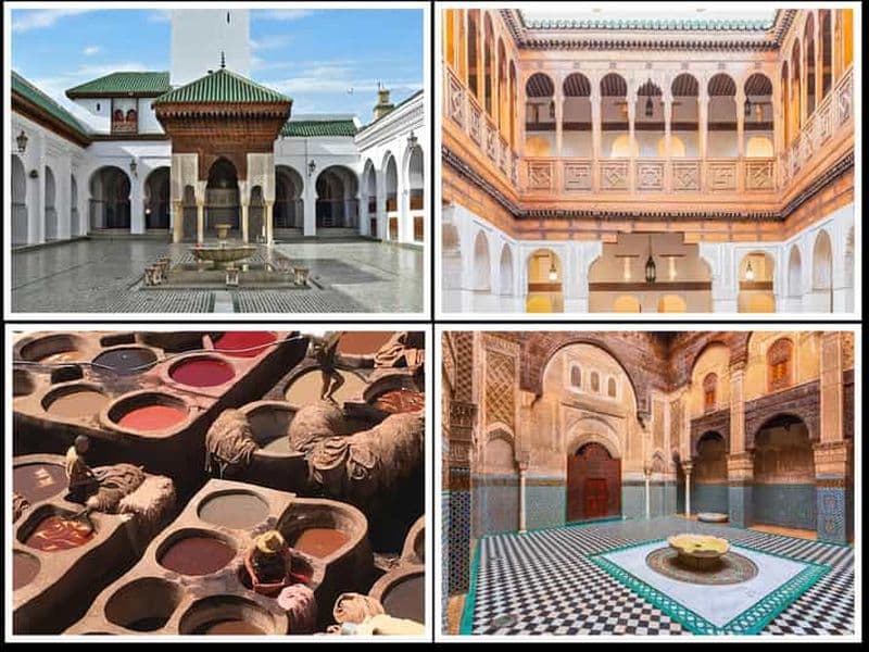 Billet Fès : palais royal, madrasa, tannerie, souks et visite de la médina