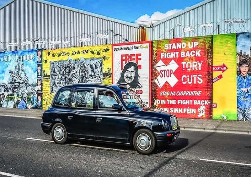 Billet Belfast : Taxi politique