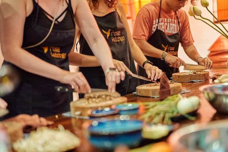 Billet Hanoï : cours de cuisine végétalienne dans une villa avec jardin