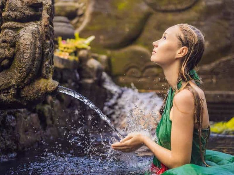 Billet Ubud : journée complète. Rizières en terrasses, temple Tirta Empul et cascade