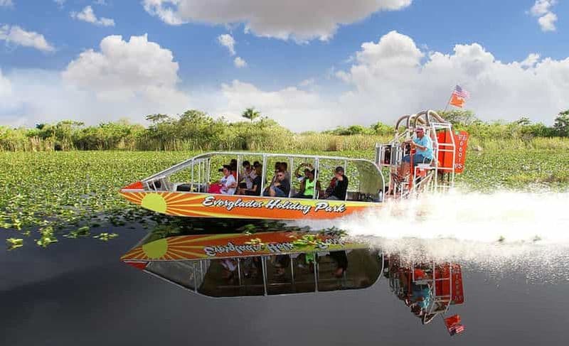 Billet Depuis Miami : Airboat des Everglades, spectacle de la faune et transfert en bus