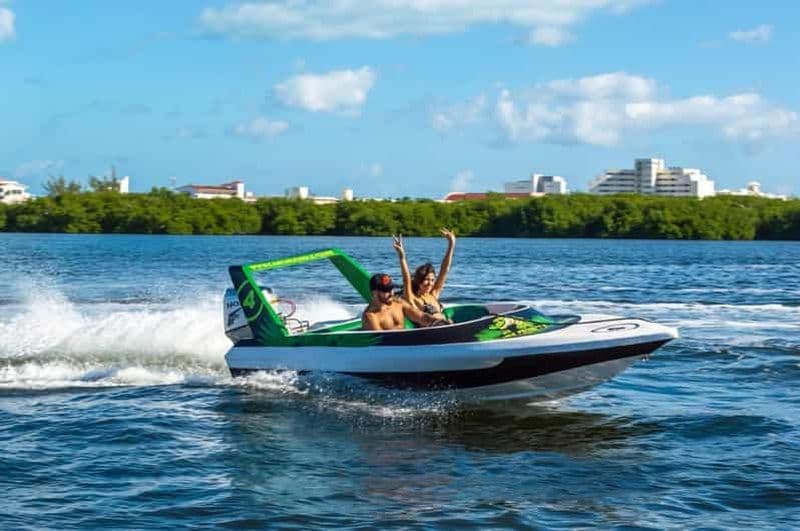 Billet Cancún : Aventure en Jungle et Sortie en Bateau à Moteur