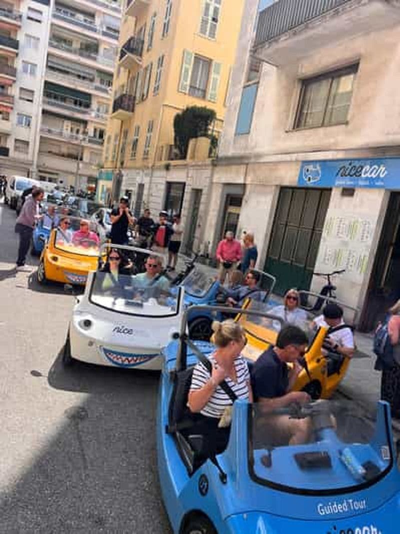 Billet Depuis Nice : 2 heures de route panoramique en véhicule à 3 roues