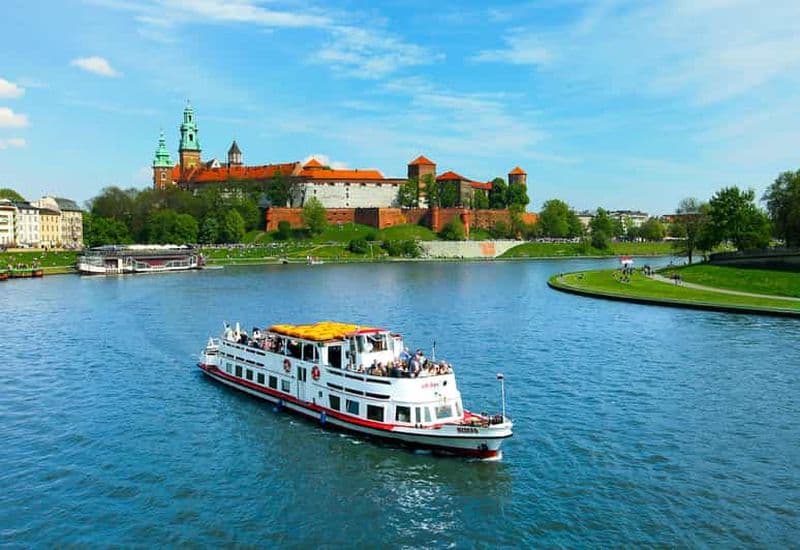 Billet Cracovie : Croisière touristique sur la Vistule avec audioguide