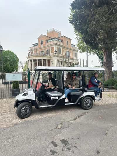 Billet Visite privée de Rome : Villa Borghèse en voiturette de golf avec prise en charge à l'hôtel