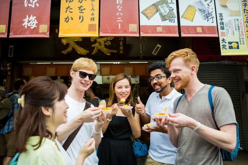 Billet Tokyo : visite gastronomique de rue du marché aux poissons de Tsukiji avec dégustation