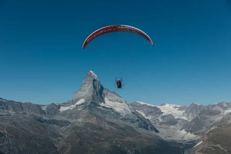 Billet Zermatt : Vol en parapente en tandem - Meilleure vue sur le Cervin