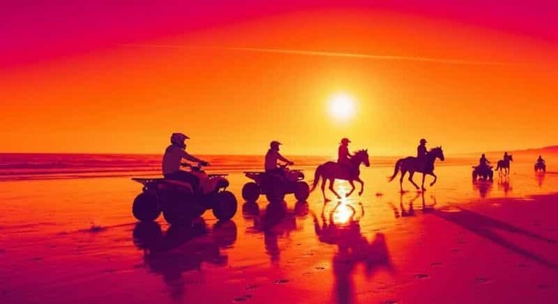 Billet Agadir/Taghazout : Quad et balade à cheval sur la plage