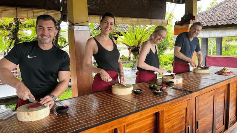 Billet Ubud : Cours de cuisine avec transferts et visite facultative du marché
