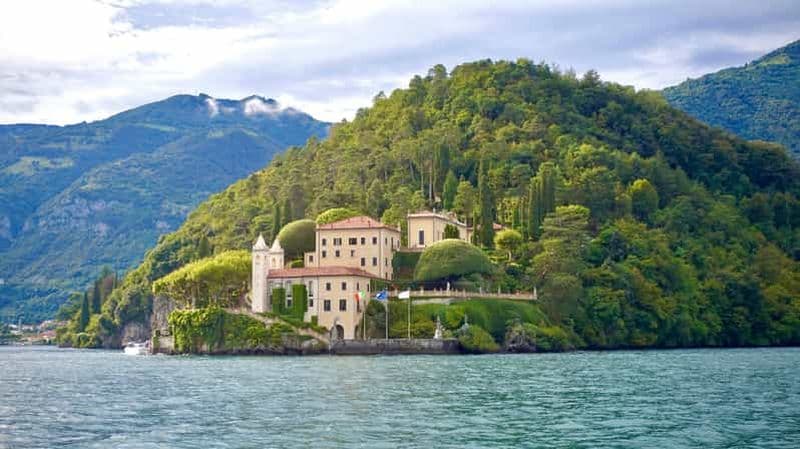 Billet Varenna : excursion en bateau partagé vers les jardins de la Villa del Balbianello