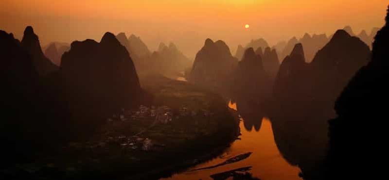 Billet Yangshuo/Guilin : Journée ou demi-journée au lever du soleil sur la colline de Xianggong