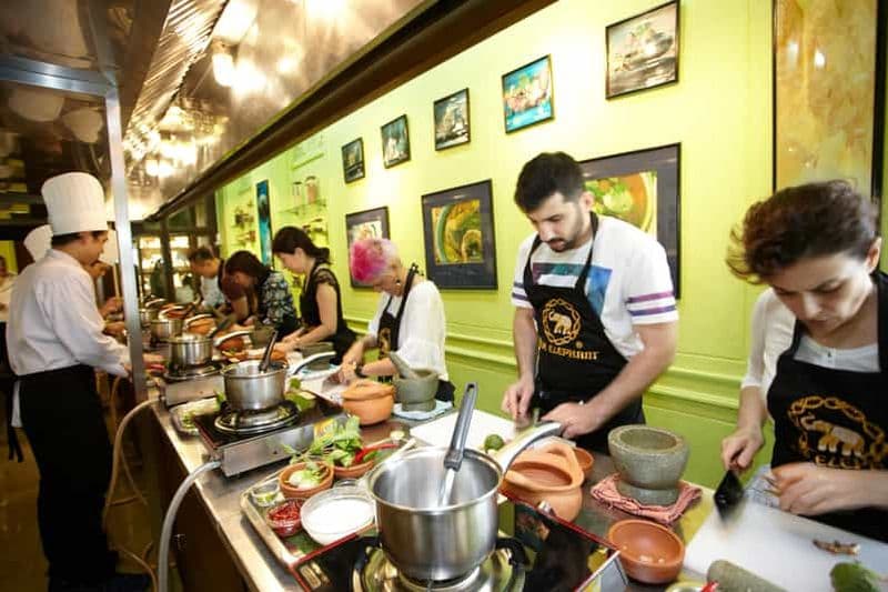 Billet Bangkok : Cours de cuisine thaïlandaise à l'Eléphant Bleu