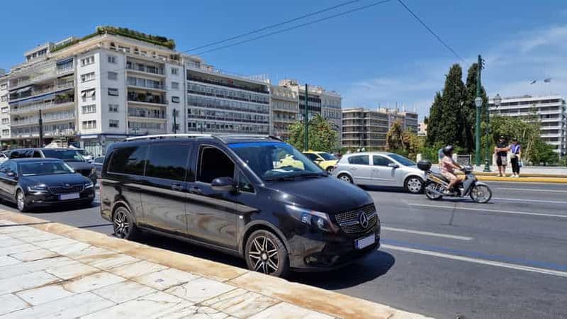 Billet Transfert d'Athènes à l'aéroport d'Athènes en minibus et en fourgonnette