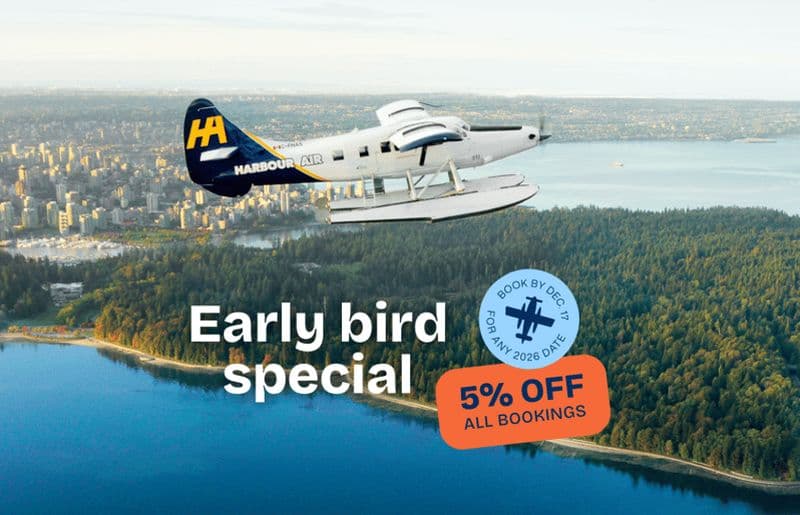 Billet Depuis Vancouver : visite d'une journée en hydravion à Victoria avec observation de baleines