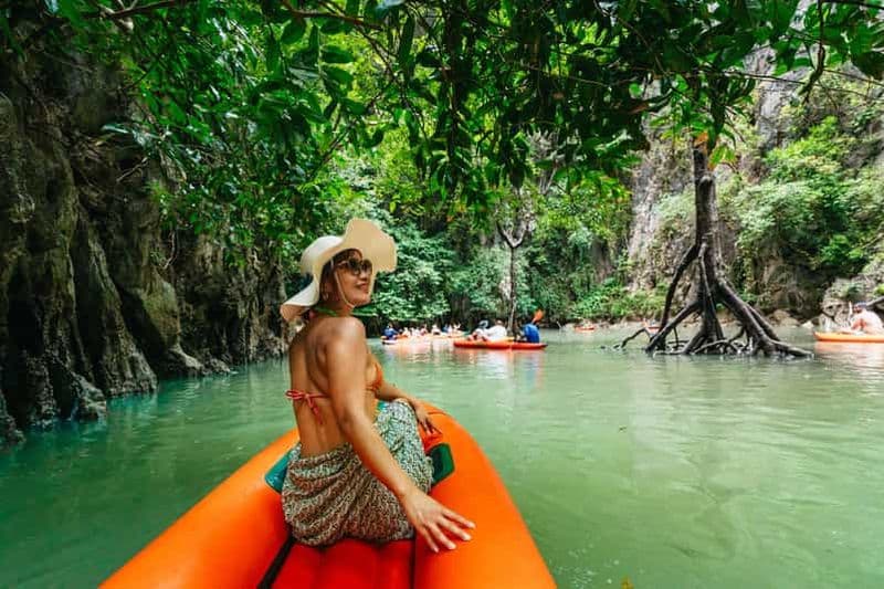 Billet Phuket : canoë au crépuscule et plancton luminescent