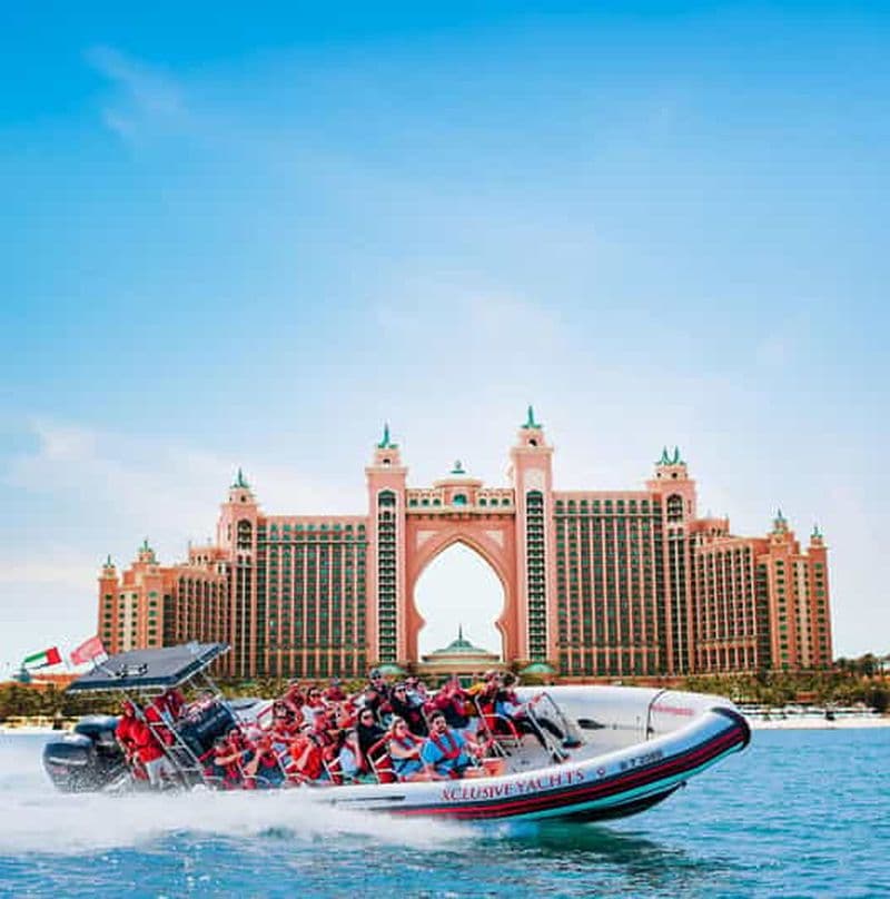 Billet Dubaï : Marina, Atlantis, Palm & Burj Al Arab Speedboat Tour